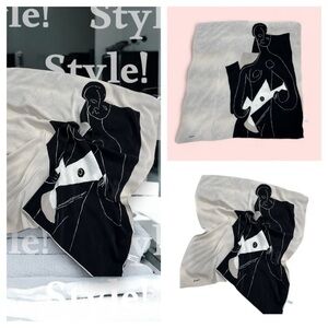 Picasso 100% silk scarf Femme a la guitare 1924 art print by Pablo Picasso